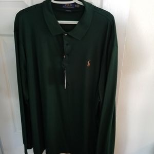 Long sleeve polo shirt